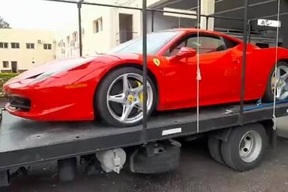 La Ferrari 458 secuestrada por la Gendarmería en Formosa