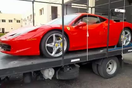 La Ferrari 458 secuestrada por la Gendarmería en Formosa