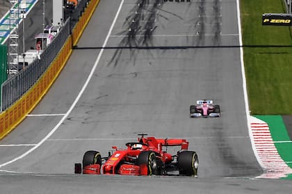 Los problemas de Sebastian Vettel (Ferrari) en las pruebas de hoy en Austria