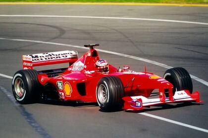La Ferrari F1-2000 de Schumacher comenzará a ser subastada a partir de la próxima semana