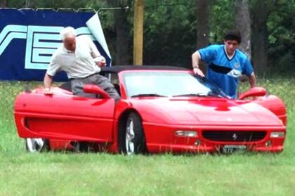 La Ferrari F40 que estuvo en manos de Maradona también formó parte del lote de vehículos incautado al clan Loza.