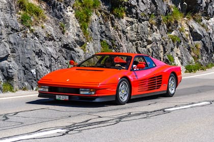 La Ferrari Testarossa, diseño emblemático de los años 80 de Sergio Farina, hijo de Battista Pinin Farina y continuador de su legado