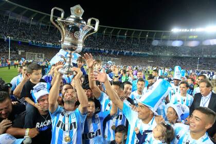 La fiesta del campeón en Avellaneda