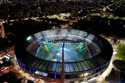 La fiesta del campeón en Avellaneda