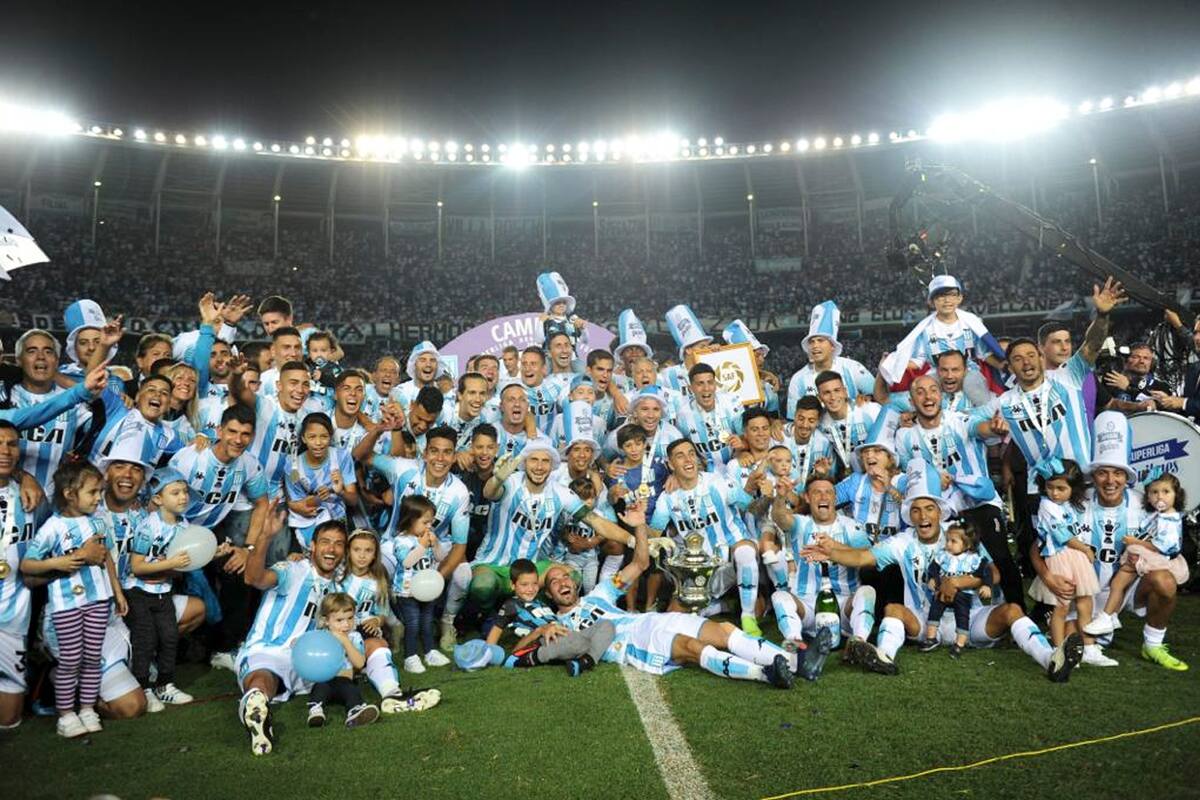 La fiesta del campeón en Avellaneda