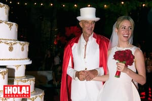 La fiesta fue el sábado 4 en el hotel Faena, en Puerto Madero, que se decoró íntegramente con rosas rojas.