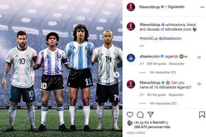 La FIFA eligió a los 16 "íconos" de la Selección y estallaron los reclamos en las redes
