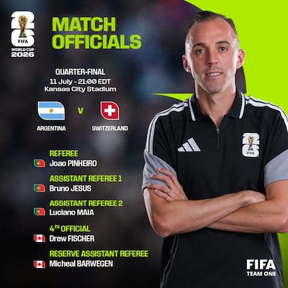 La FIFA presentó a los encargados del arbitraje en redes sociales