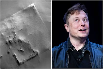 La figura cuadrada que fotografió la NASA de la superficie de Marte y la reacción de Elon Musk