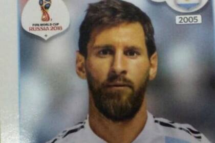 La figurita de Messi para el Mundial Rusia 2018