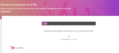 La fila virtual de All Access no requiere ser actualizada por los usuarios