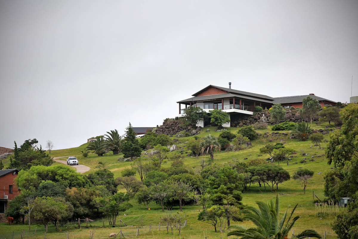 La finca en la que el sindicalista Balcedo pasa sus días de prisión domiciliaria