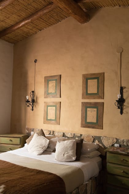 La finca tiene siete cómodas habitaciones.