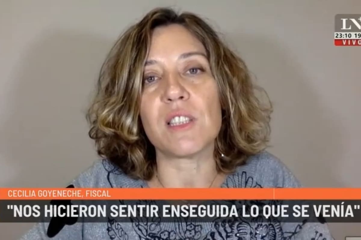 La fiscal Cecilia Goyeneche