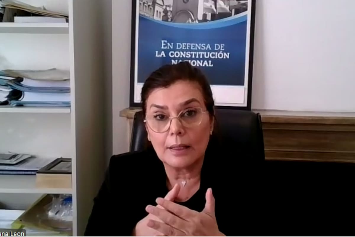 La fiscal Fabiana León