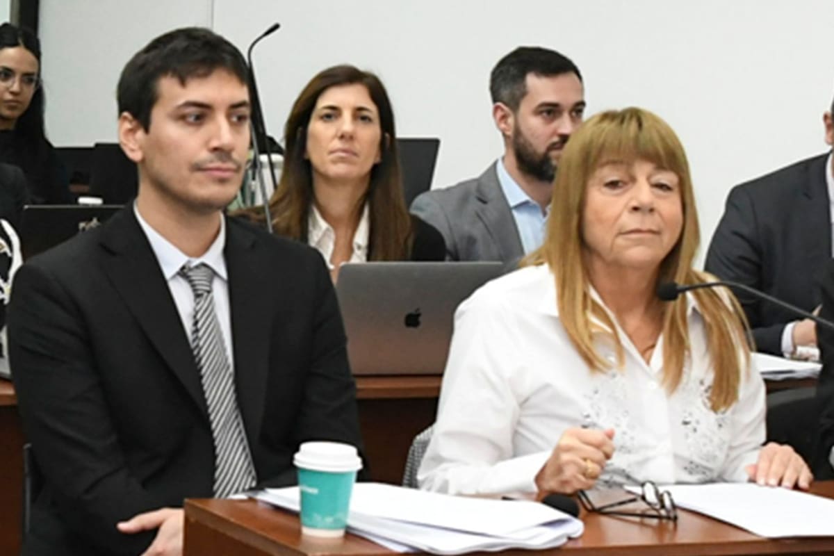 La fiscal general Gabriela Baigún en la primera audiencia del juicio