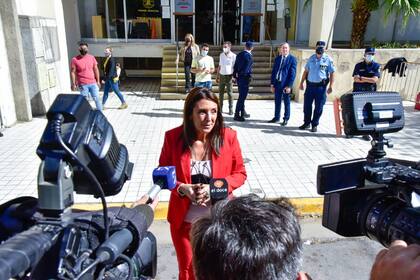 La fiscal Juliana Companys, tras tomarle declaración a Cositorto