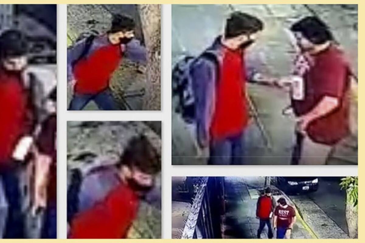 La fiscalía busca identificar al hombre de barbijo negro y remera roja