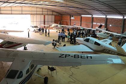 La fiscalía paraguaya sospecha que en el hangar allanado se había dado apoyo logístico a la fuga de un jefe del Comando Vermelho