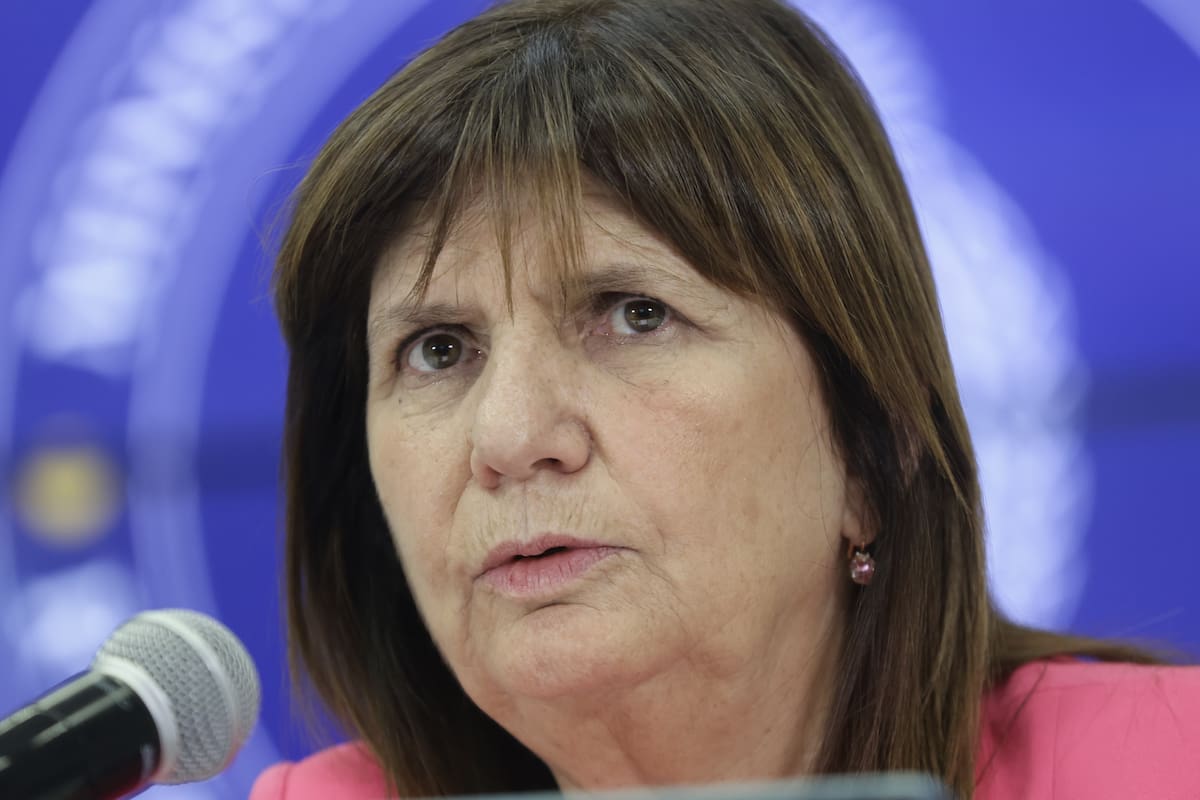 La flamante ministra de Seguridad, Patricia Bullrich, durante el anuncio del protocolo de ordenamiento público