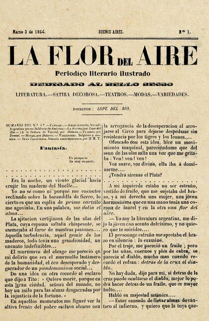 La flor del aire, de 1864