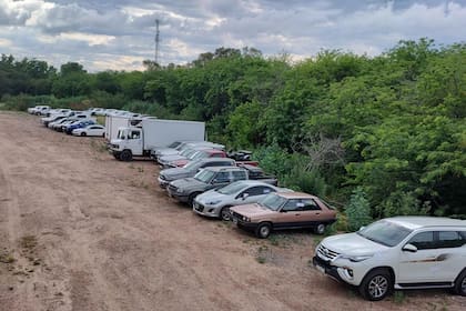 La flota de vehículos adjudicada a la banda de Mameluco Villalba