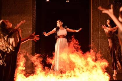 La “fogata de amor”, en Sumaj Pachamama