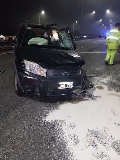 La Ford EcoSport en la que circulaba en contramano la mujer alcoholizada