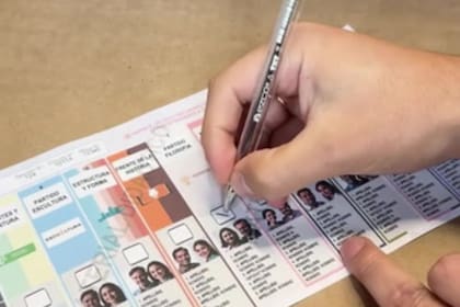 La forma de doblar la Boleta Única de Papel