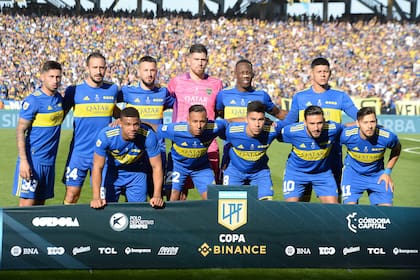 La formación de Boca que inició la final ante Tigre