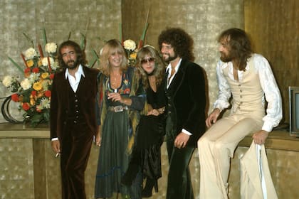 La formación de Fleetwood Mac en sus dorados 70: John McVie, Christine McVie, Stevie Nicks, Lindsey Buckingham y Mick Fleetwood