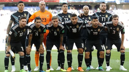 La formación de la selección argentina vs. Islandia, en el Mundial 2018