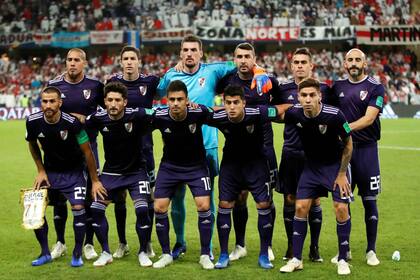 La formación de River frente a Al Ain