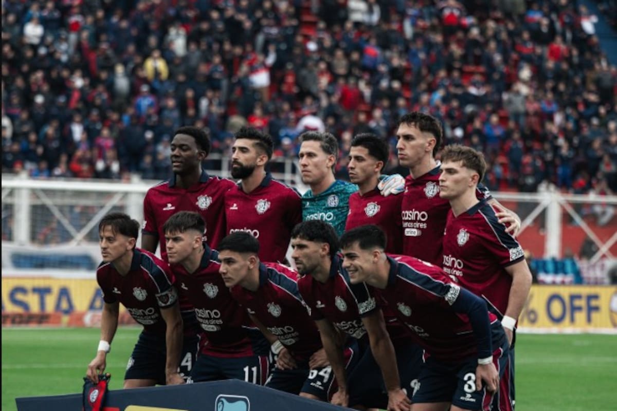 La formación de San Lorenzo ante Unión