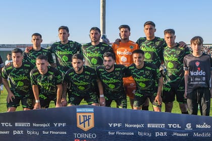La formación de Sarmiento que arrancó el partido contra Racing