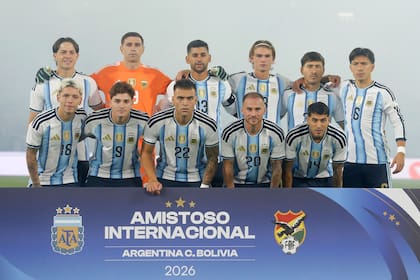 La formación inicial de la selección argentina en el partido vs. Bolivia