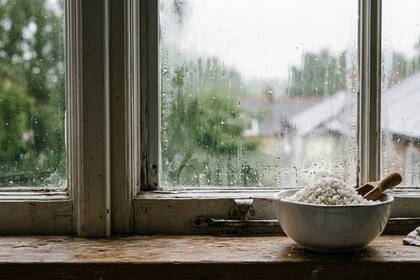 La fórmula con sal en la ventana para erradicar el “asesino invisible” del hogar (Foto ilustrativa generada con IA)