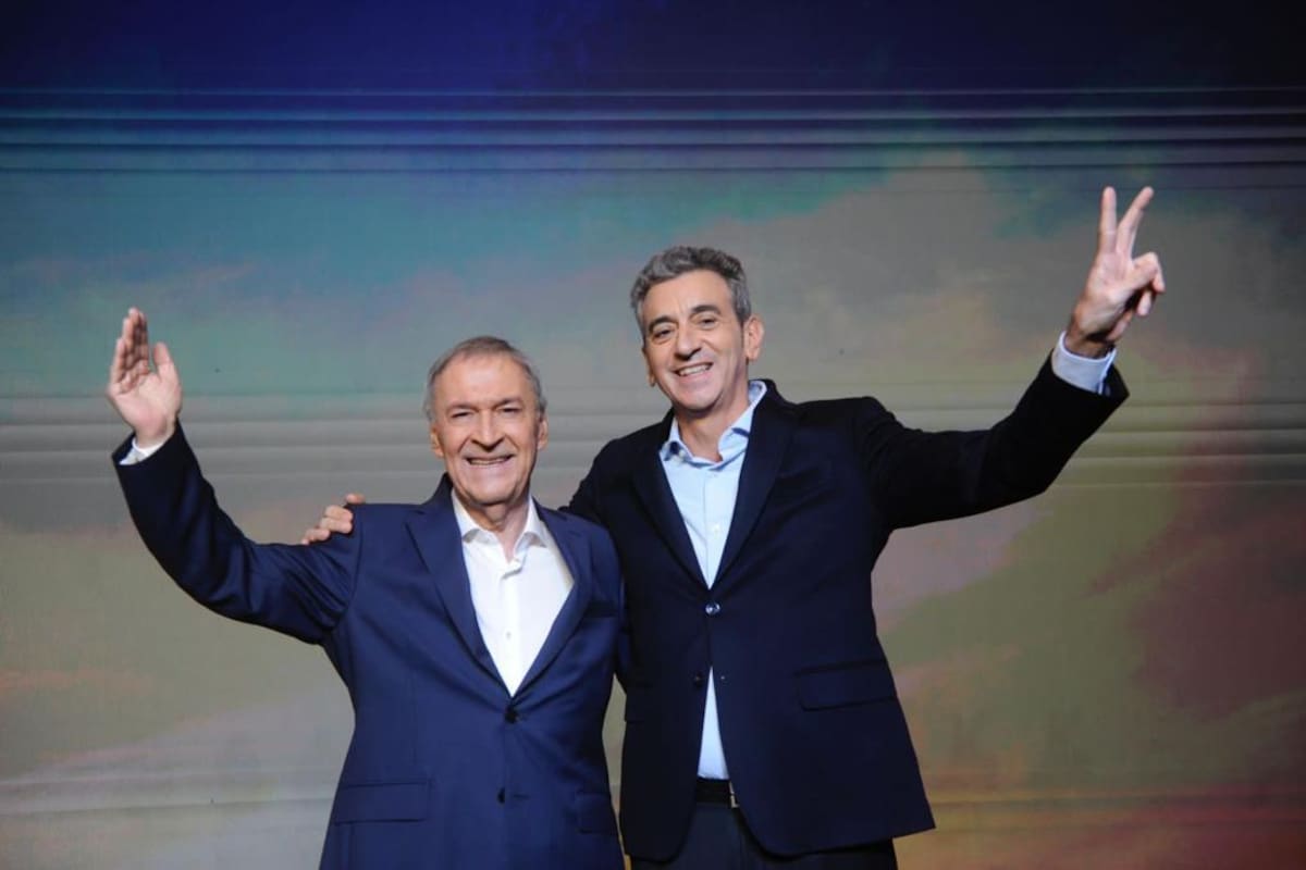 La fórmula Schiaretti-Randazzo, en el cierre del acto en el Hotel Intercontinental