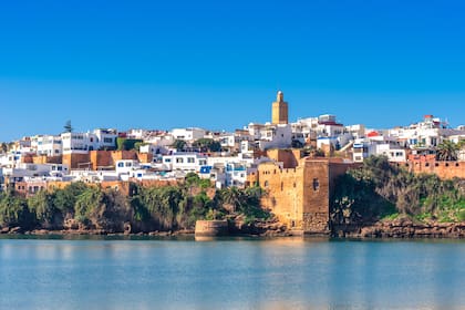 La fortaleza de Udayas, en Rabat Marruecos.
