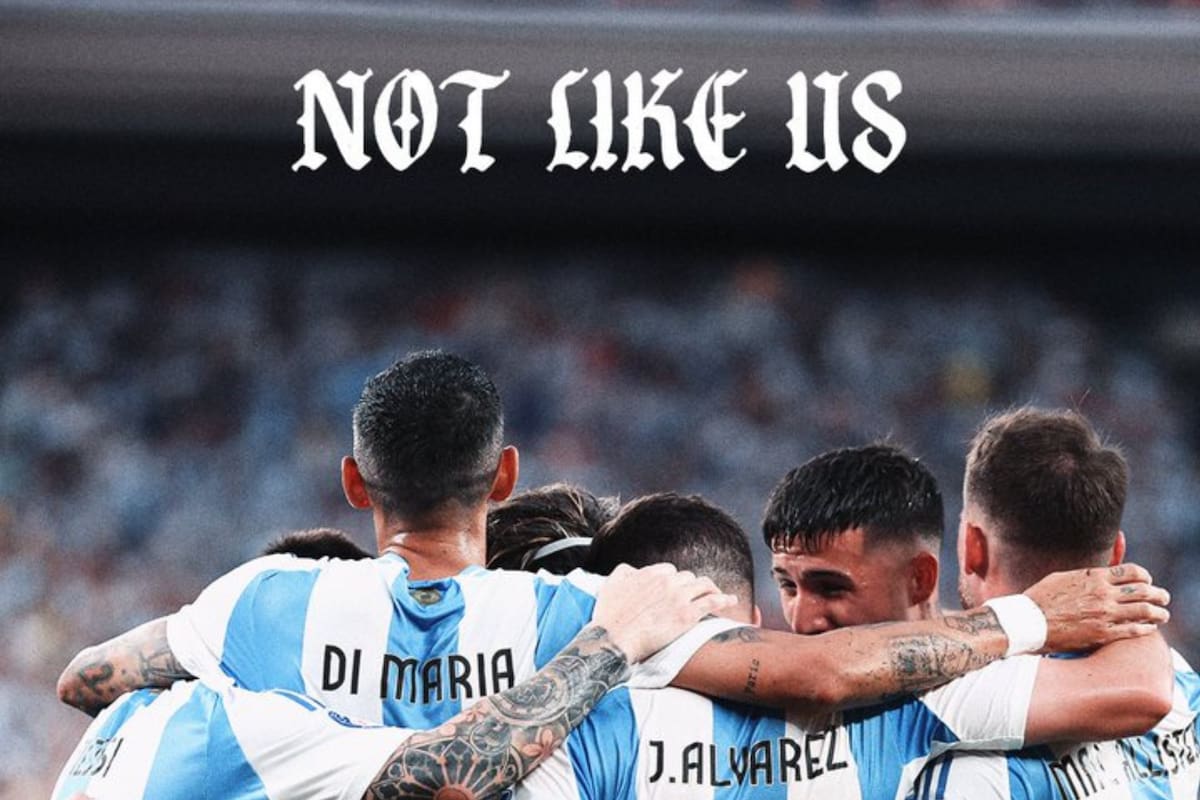 La foto con la que la AFA le respondió a Drake.