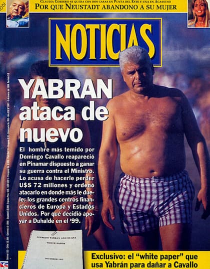 La foto de Alfredo Yabrán, en la Revista Noticias