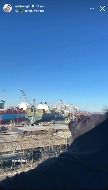 La foto de Andrés Gil que subió Cande Vetrano (Foto: Instagram @candelivetrano)