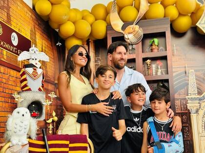 La foto de Anto Roccuzzo en su cumpleaños con temática de Harry Potter
