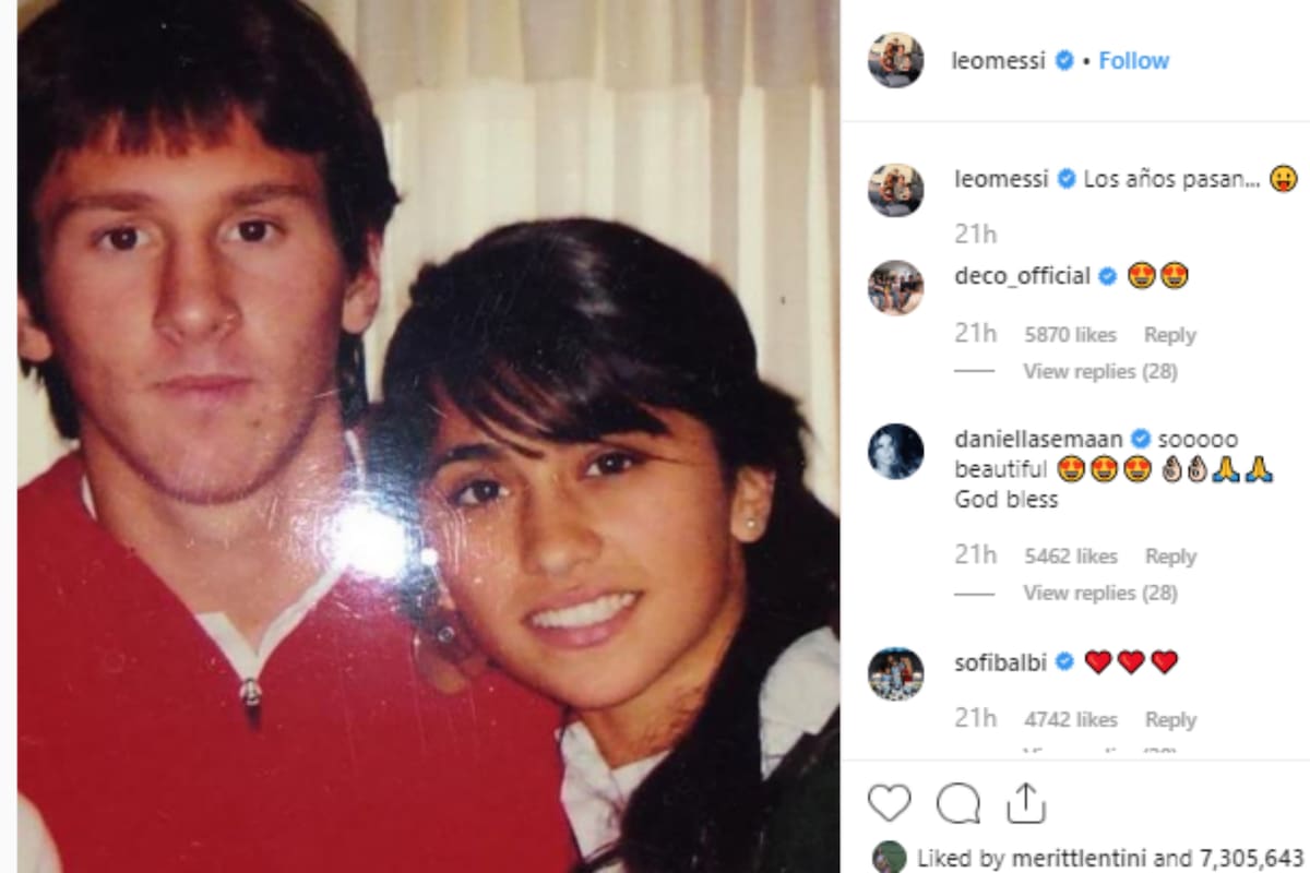La foto de Antonela y Messi