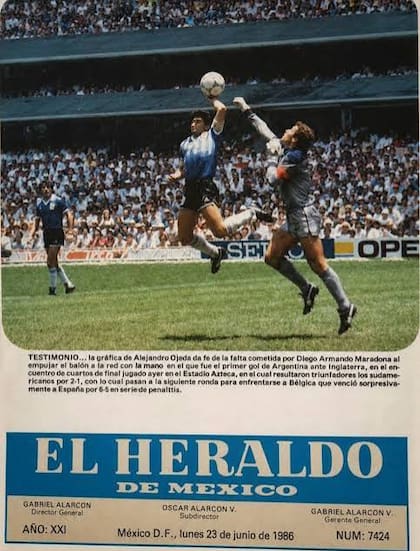 La foto de Carbajal en la primera plana de El Heraldo