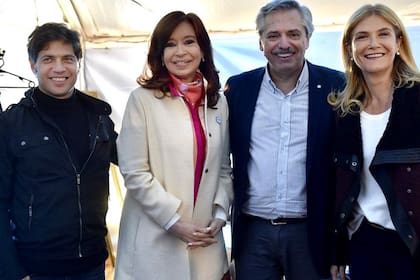 La foto de Cristina Kirchner y Alberto Fernández junto a Axel Kicillof y Verónica Magario impactó más allá de la fronteras del PJ bonaerense