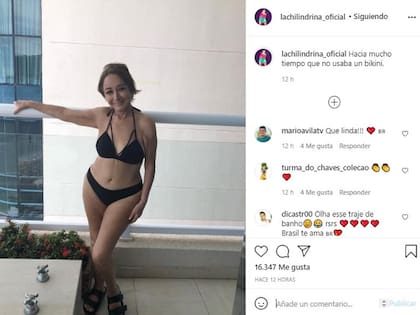 La foto de la Chilindrina que fue eliminada de la cuenta de Instagram