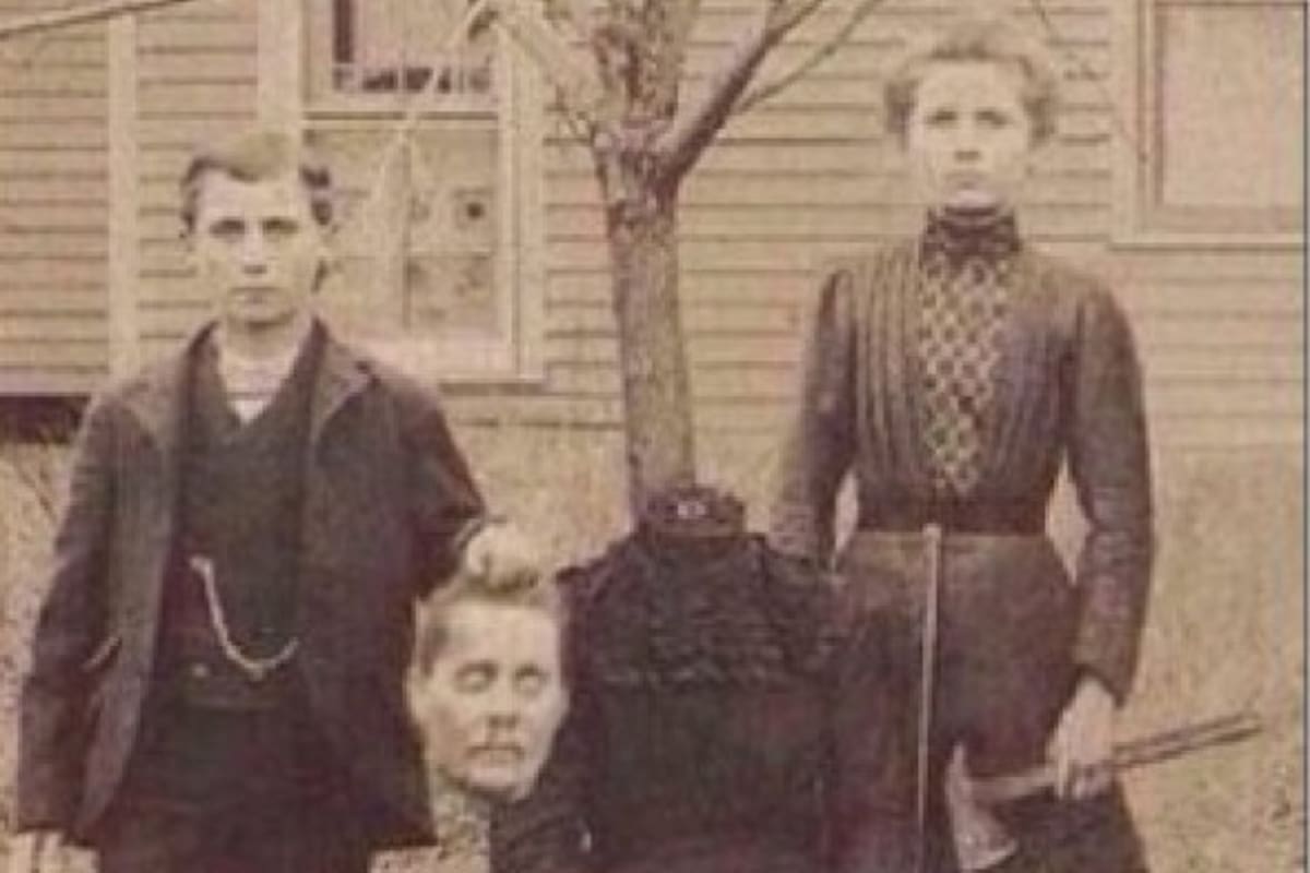 La foto de la familia Buckley se volvió el principal sustento visual para un famoso relato de Halloween