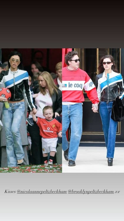 La foto de la igualdad de atuendos entre Victoria Beckham y su nuera Nicola