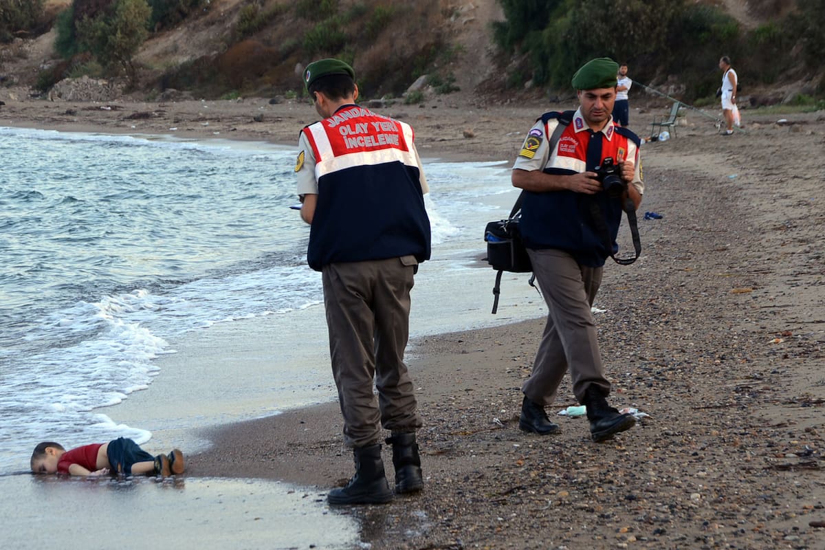 La foto de la muerte de Aylan